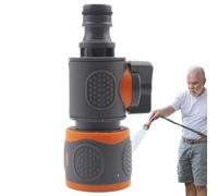 Generico pour tuyau de jardin - Valve d'arrêt avec crochet rapide | Extension avec adaptateur pour irrigation et lavage de voiture