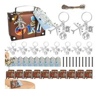 Generico pour valises - Petits objets de scène pour étuis de transport, boîtes cadeaux à thème de voyage, mini conteneurs er souvenirs, valises, présentoirs de table | boîtes de fête deuxième