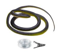 Genérico Prank Snake, Rubber Toy Snakes, Snake Clip Prank, Golf Snake Prank with String and Clip, Portable Fake Snake Prank, Rubber Snake Prank, Realistic Snake for Prank