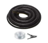 Genérico Prank Snake, Rubber Toy Snakes, Snake Clip Prank, Golf Snake Prank with String and Clip, Portable Fake Snake Prank, Rubber Snake Prank, Realistic Snake for Prank