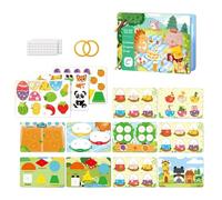 Generico Preschool Activity Book - Paper Compact | Sensory Learning Activity Cognitive Skills Interactive | Educational Fun Development Indoor Playtime for Boys Girls Ages 1-5 Home Family Use