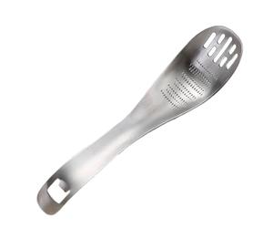 Generico Presse-ail - Cuillère de cuisine hachoir à viande multifonction, presse-purée à deux voies en acier inoxydable, passoire pour purée hachée fine