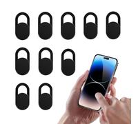 Genérico Privacy Phone Camera Cover Slide - 10 Pack Ultra-Thin Webcam Blocker For Laptops, Tablets, and Smartphones | Secure Sliding Camera Protector For Home, Office, and Travel Anti-piratage