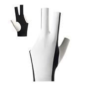 Genérico Professional Pool Glove, Three Finger Billiard Handwear, Cue Adjustable Cue with Comfortable Stretch, Cue Playing Accessory, Match Ready Glove with Minimal Style, Tournament Gear for