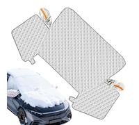 Genérico Protection de capot magnétique pour pare-brise | Protecteur de neige et de glace pour propriétaires de voitures conducteurs SUV RVs climats froids hiver jours enneigés