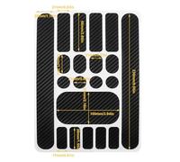 Generico Protection Horizontale : Garde-chaîne pour vélo | Autocollant de protection robuste pour cadre | Protection pour cadre horizontal, ruban de protection pour vélo anti-rayures