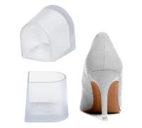 Generico Protections pour talon haut - Protection antidérapante pour le talon, 2 petites pour la réparation des chaussures, capuchons pour talons réutilisables, couvre- antidérapants, M,