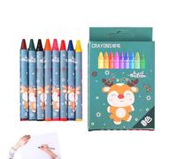 Generico Pure Beeswax Crayons | Christmas Pens, Christmas Crayons-Cartoon Crayon | For Safe Non-Staining Drawing Pens With Comfortable Grip Sized For DIY Painting And Creative Art Activities
