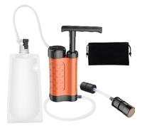 Generico Purification de l'eau d'urgence: Filtre Compact pour Pompe Manuelle, Débit élevé, Structure Durable | pour La Préparation aux Catastrophes, Les Voyages, La Nature Sauvage