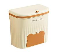 Generico Pustbin for Kitchen - Panier à ordures de porte suspendu avec couvercle | Mémoire pour sacs de rebut compact, cuisine de poubelle, salle de bain ou garde-manger