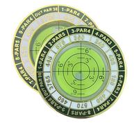 Generico Putt Ball Marker - Portable Golf Alignment Tool, Zinc Alloy ABS Putting Aid | Compact Golf Green Reader Training Accessory Men Adults Outdoor Practice Improving Accuracy Accessories