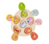 Genérico Puzzle de formes - Jeu de planche en bois pour motricité fine et correspondance, blocs de cadeaux, chaussettes, voyage, école,