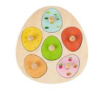Genérico Puzzle de formes pour | Jeu de classification et d'appariement de motricité fine en bois | Puzzle de chevilles de formes | Cadeau pour chaussette, , école, classe