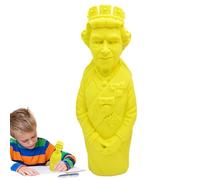 Generico Queen Elizabeth Eraser, Commémoration de Sa Majesté la reine Elizabeth II, Elizabeth Ornament Pencil Eraser pour les prix en classe à l'école Reine Elizabeth Platinum Souvenir
