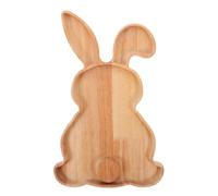 Generico Rabbit Charcuterie Board - Wooden Easter Rabbit Shaped Food Board | Easter Serving Platter, Funny Kitchen Chopping Boards For Cheese And Food, Spring Holiday Housewarming
