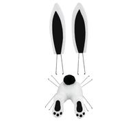 Generico Rabbit Wreath Attachment - Cute Butt And Ears, Hangable Easter Front Door Wreath Attachment | Spring Holiday Front Door Wreaths Decor Home | Ideal for Indoor Wall & Party Farmhouse