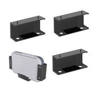 Genérico Rack pour ordinateur portable sous le bureau : étagère de montage d'économie d'espace, réglable | Plateforme compacte, organisateur en métal, rangement caché