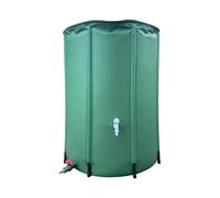 Genérico Rain Barrel Water Collector - PVC Mesh 100-750L | Water Storage Tank, Large Capacity Garden Container | Portable Rain Collection System for Outdoor Garden Waters Saving Irrigation