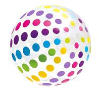 Generico Rainbow Beach - Jouet gonflable en PVC, boule de fête pour | Ballon de jeu d'été coloré pour le lac flottant amusant de camping célébration de a