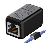 Genérico Rallonge de câble Ethernet - Adaptateur de coupleur en Ligne RJ45 Femelle Femelle | Connecteur d'extension Compact câble Internet PC PC RAPTOP Switch Bub