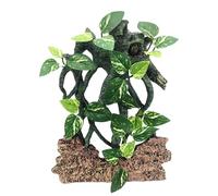 Generico Ramas para Reptiles - Rama De Árbol avec Y Hojas | Juguetes De Enriquecimiento, Decoración para Recintos De Serpientes, Decoración De Terrarios para Lagartos Y Leones Barbudos