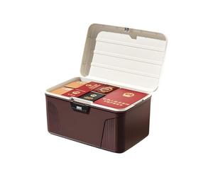 Genérico Rangement avec serrure : étui de transport ABS contrôlé par code, conteneur combiné sécurisé, unité de garde des biens privés, solution de gestion de stockage