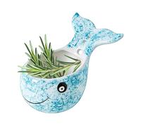 Genérico Râpe à ail - Bol râpe 4 tailles de 3,54 pouces | Adorable bol à éplucher les herbes bleues pour hacher fruits et légumes, thym, basilic, cuisine maison, restauration