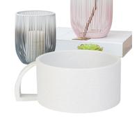 Generico Rasage Outil De Rasage,Outil À Bouche Large Pour La Mousse De Rasoir Nettoyant Avec Poignée | Pour La Mousse De Rasage - pour Homme Père Mari Papa Petit ami