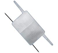 Generico Rear Windshield Snow Cover - Aluminium Foil 2-Layer Back Window Snow with Hook And Invisible Magnet, Frost Protection Cover | Winter SUV Cars Outdoor Back Windshield Shield