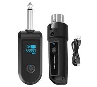 Genérico Récepteur de microphone, adaptateur pour guitare, appareil audio sans fil portable, émetteur, récepteur pour guitare, chant, karaoké, mélangeur