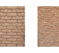 GENERICO Recevez 2 Panneaux 1 Briques 1 Briques Romaines de Liège 33x25 cm Épaisseur 10 mm Feuille Panneau pour Pastors Crèche Saint Grégoire Arménien Artisanaux Sheperds Crib