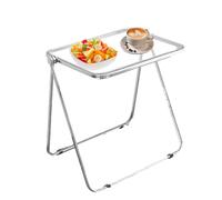 Generico Rechteckiger Klapptisch | Couchtisch/Klappbarer Esszimmerstuhl - Mehrzweck-Utility-Tisch Für Den Innen- Und Außenbereich, Wohn-, Wohnzimmer- Und Schlafzimmermöbel