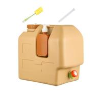 Generico Récipient pour eau avec robinet | 20 l avec bouteille de savon pour mains - pour eau potable, pour usage extérieur, pique-nique, voyage, survie, randonnée, chasse familiale, boire
