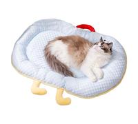 Genérico réfrigérant pour Animaux de Compagnie, Coussin de Sommeil avec Bords surélevés pour Chiens | Base rafraîchissante Respirante avec poignée pour intérieur extérieur et Transport