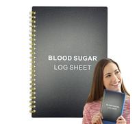 Genérico Registre des niveaux de sucre dans le sang - Carnet A5 de 60 pages pour contrôle de la pression artérielle | Organiseur de régime, de santé et dossiers pour la famille, les amis