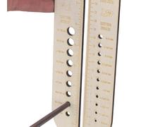 Generico Regla Para Calcetines - Calibre Circular De Precisión Para Crochet | Herramienta Práctica Con Gancho Para Manualidades Con, Ideal Para Principiantes Creativos, Entusiastas Y Aficionados.