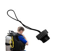 Genérico Regulator Tank - Threaded Dust Plug Protector Cap | Tank Valves Cover, Ndustrial DIN Tanks Valves Cover with Rope | Diving Dive Tanks Regulator, Industrial DIN Valvess Covesr For Du