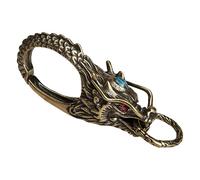 Generico Remorque clé - Ringhy Dragon Head Dragon Head pour sacs | Accessoire de haute qualité, décoration élégante et idées cadeaux pour sac à main de voiture manque de Noël, Sapphire, Fare