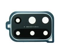 Generico Remplacement compatible avec ONEPLUS 8T KB2001 KB2000 KB2003 KB2005 lentille lentille lentille verre arrière vitre coque + cadre anneau arrière caméra BACK camera (argent)