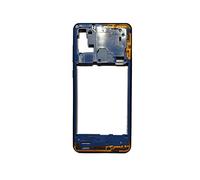 Generico Remplacement compatible avec Samsung Galaxy A21S / A217F A217 Middle Frame Coque centrale avec cadre latéral + touches volume (bleu)