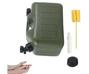 Genérico Réservoir d'eau portable de 10 l réutilisable anti-fuite - Conteneur de stockage avec python pour camping, pique-nique, randonnée, survie, , sur route et