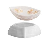 Generico Resin And Candle Oval Bowl Mold - Soft Silicone Non-Stick Mould | Making, Concrete Craft Mold, Creative Handmade Projects, Ideal for Birthday, Christmas, Colleagues, Family, Friends