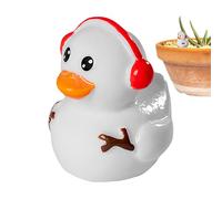 Generico Resin Ducks, Desk Decor Animals Figures For Party, Mini Christmas Resin Ducks, Bathroom Garden Classroom Cake Decoration Apartment Hotel