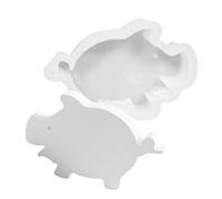 Generico Resin Mold - Silicone, 5.3x3.8in Pig Pendant DIY Craft Mold | Flexible Candle & Resin Casting Tool Creative Shape, Pig Silicone Molds for Birthdays, Christmas, Home Craft