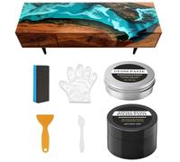 Generico Resin Polishing Kit - Coating Buffing Scratch Remover, Acrylic Scratch Removal Paste Set - for Metal Glass Furniture Countertop Artwork Crafts Mold Ornament
