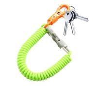 Genérico Ressorts hélicoïdaux rétractables - Porte-clés élastique anti-vol Sangle rétractable, sangle de sécurité avec pour accessoires de clés de téléphone portable