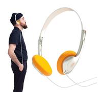 Genérico Retro-Over-Ear-Kopfhöre- Retro-Over-Ear-Kopfhörer, Leichte Kopfhöreer - Leichte Mini-Stereo-Kopfhörerr, Kabelgebundene Stereo-Kopfhörerr Im Stil, Leichter Tragbarer Kopfhöreer Für Computer