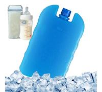 Generico Reusable Cooler Ice Pack | 300 ml HDPE 14,5 x 8,8 x 2,5 cm 5,71 x 3,46 x 0,98 in | Freezer Block Cold Compress Insert | AC Fan Chiller Beach Camping Fishing Road Trip Accessory