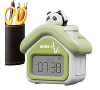 Generico Réveils pour filles, horloge numérique avec écran LED à caractères animés, appareil ménager intelligent pour chambre de pépinière, bureau, jour nuit, minuterie de chambre de petite enfance