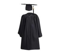 Generico Robe de remise des diplômes pour la pépinière, casquette et robe de remise des diplômes pour la maternelle - Robe unisexe opaque pour la - Ensemble de robes d'âge préscolaire pour